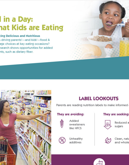 Kids fiber infographic