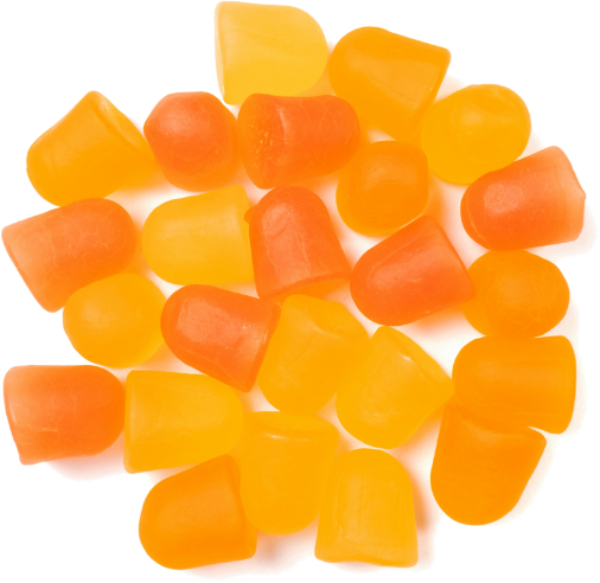 orange nutritional gummies