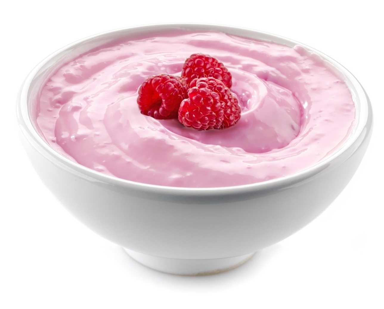 bowl of berry yogurt