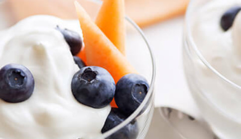 fruit and yogurt cups