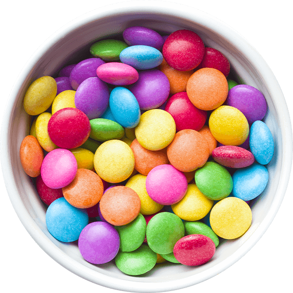 coated chocolate candies