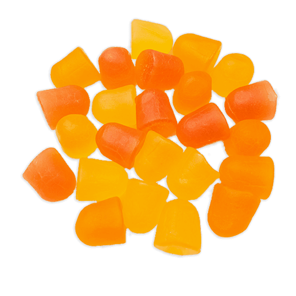 pile of citrus gummies