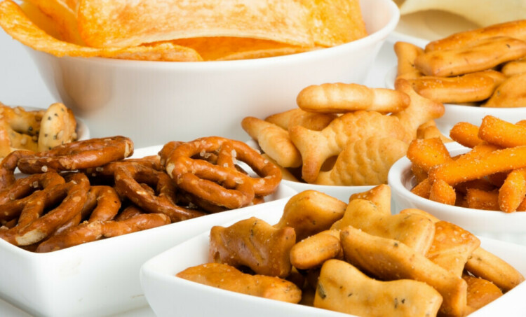 variety of baked snacks