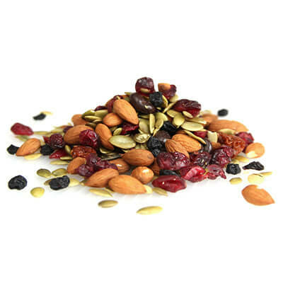fruit and nut trail mix