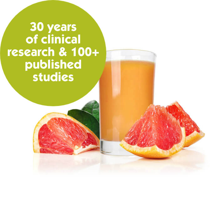 glass of grapefruit juice