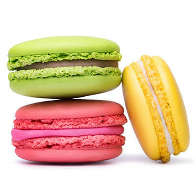 three macaroons