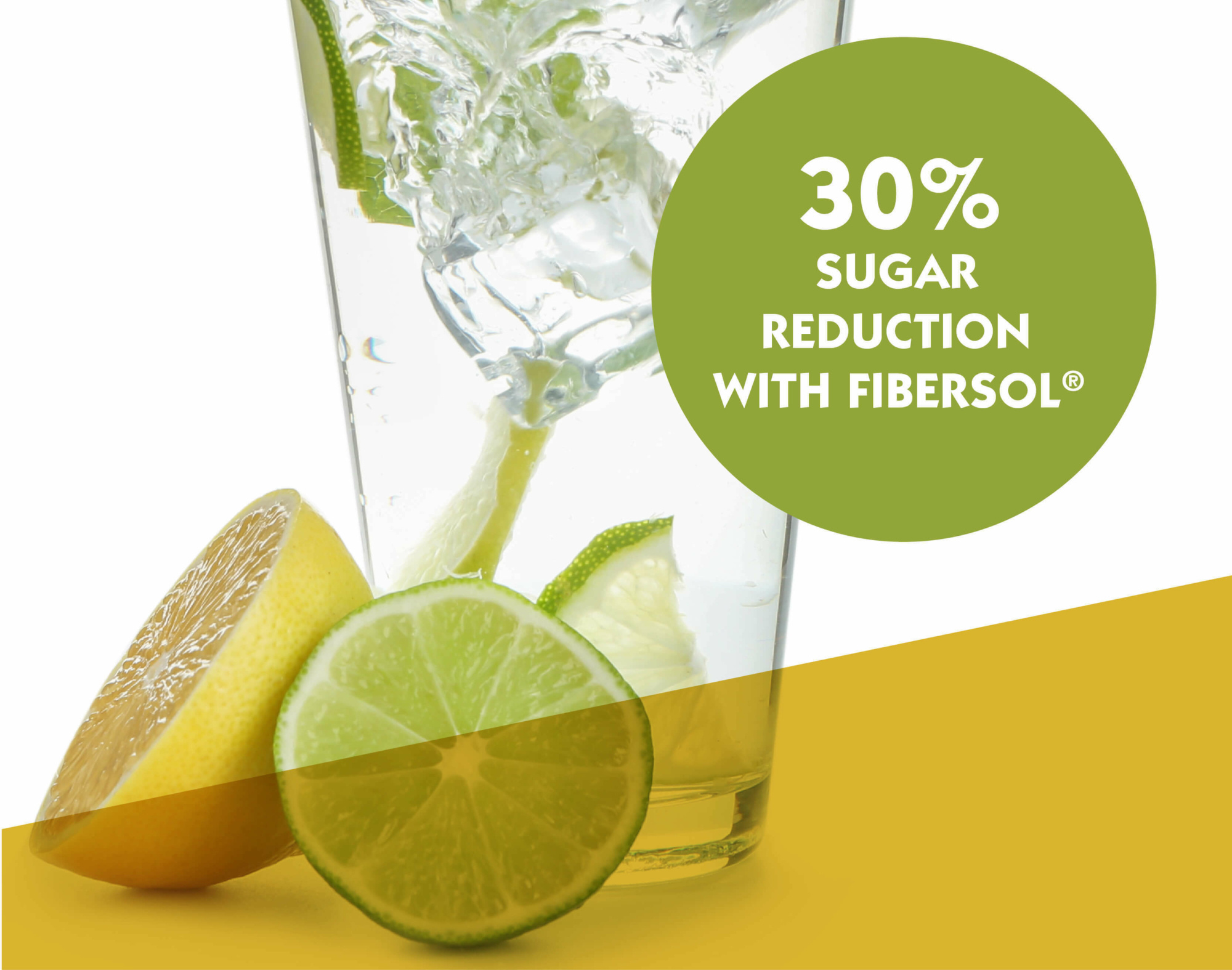 lemon lime soda in glass